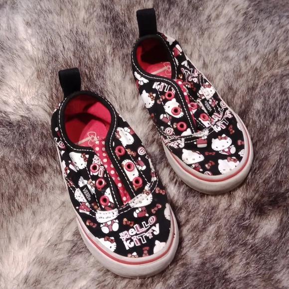 Zapatos vans hello hot sale kitty